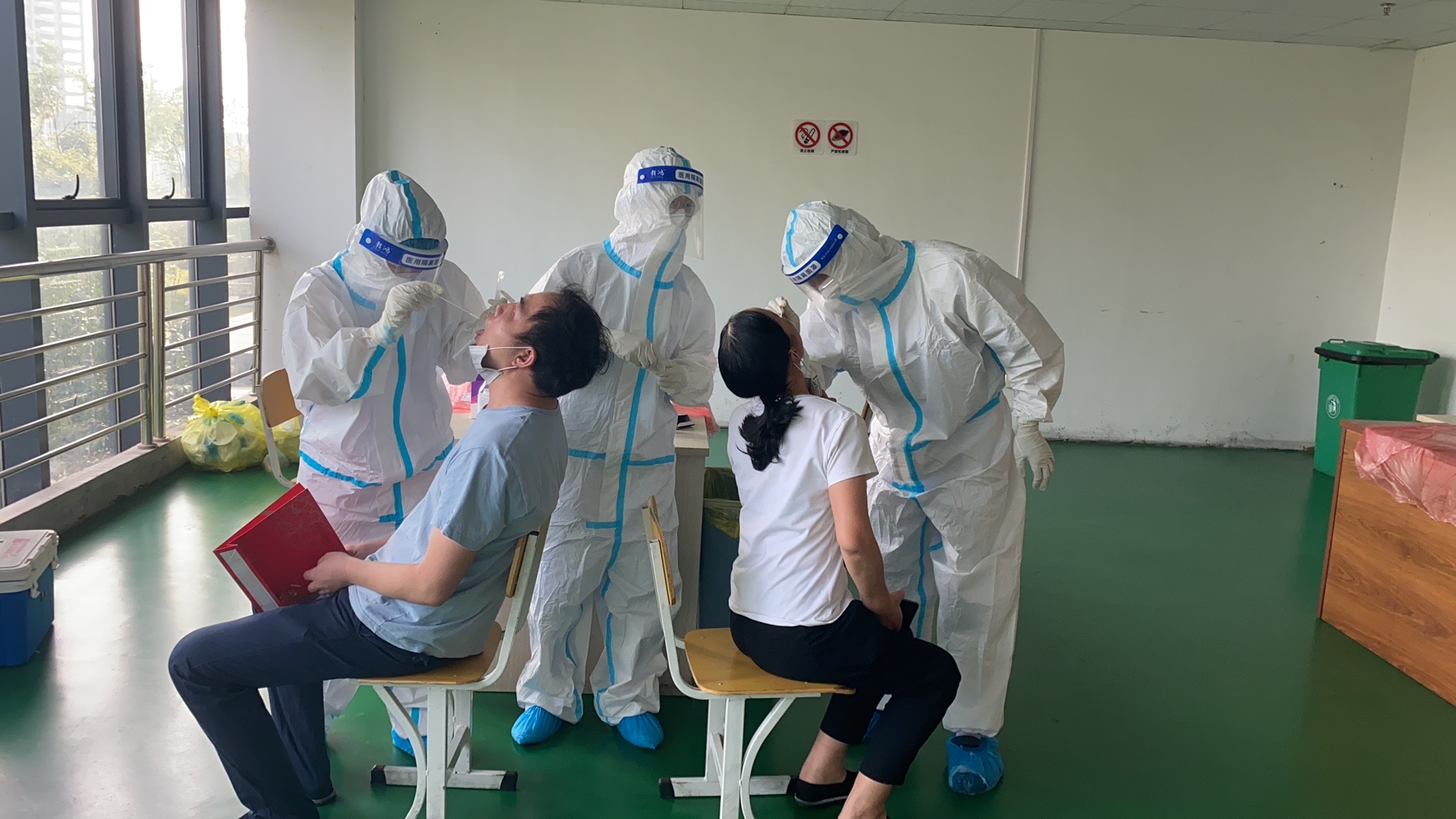全部陰性！公司組織開展全員核酸檢測工作 
